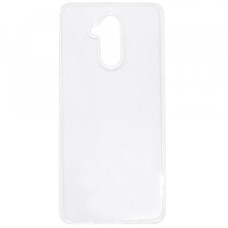 Чехол - накладка совместим с Huawei Mate 20 Lite силикон прозрачный белый (1мм)