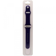 Ремешок совместим с Apple Watch (38 мм/40 мм/41 мм) силикон SM темно-фиолетовый /блистер/