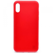 Чехол - накладка совместим с iPhone X/Xs YOLKKI Rivoli силикон красный