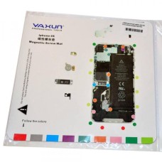 Магнитный коврик для разбора совместим с iPhone 4S (карта винтов)