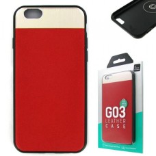 Чехол - накладка совместим с iPhone 6 Plus DOTFES G03 пластик красный