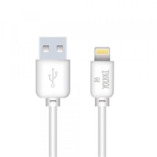 Кабель USB - Lightning 8-pin YOLKKI Standart 01 белый (1м) /max 1,0A/
