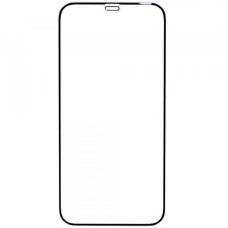 Защитное стекло совместим с iPhone 12/12 Pro YOLKKI Progress 2,5D Full Glue с рамкой черное /в упаковке/