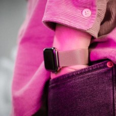 Ремешок совместим с Apple Watch (38 мм/40 мм/41 мм) металлический розовое золото /блистер/