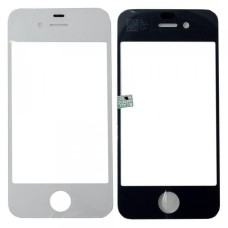 Стекло совместим с iPhone 4/4S белый (олеофобное покрытие)