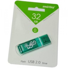 32GB USB 2.0 Flash Drive SmartBuy Glossy зеленый (SB32GBGS-G)