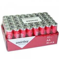 Батарейка алкалиновая SmartBuy AA LR6 (коробка/40шт)