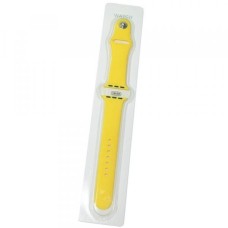 Ремешок совместим с Apple Watch (38 мм/40 мм/41 мм) силикон ML желтый /блистер/