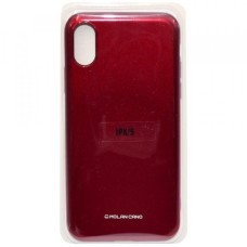 Чехол - накладка совместим с iPhone X/Xs MOLAN CANO Jelly Shine силикон красный
