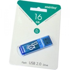 16GB USB 2.0 Flash Drive SmartBuy Glossy синий (SB16GBGS-B)